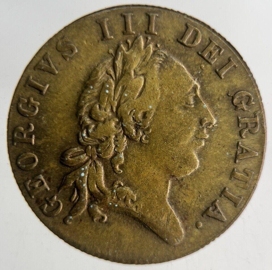1701 British George III Gaming Good Old Days Token Coin | Fine Collectable Grade