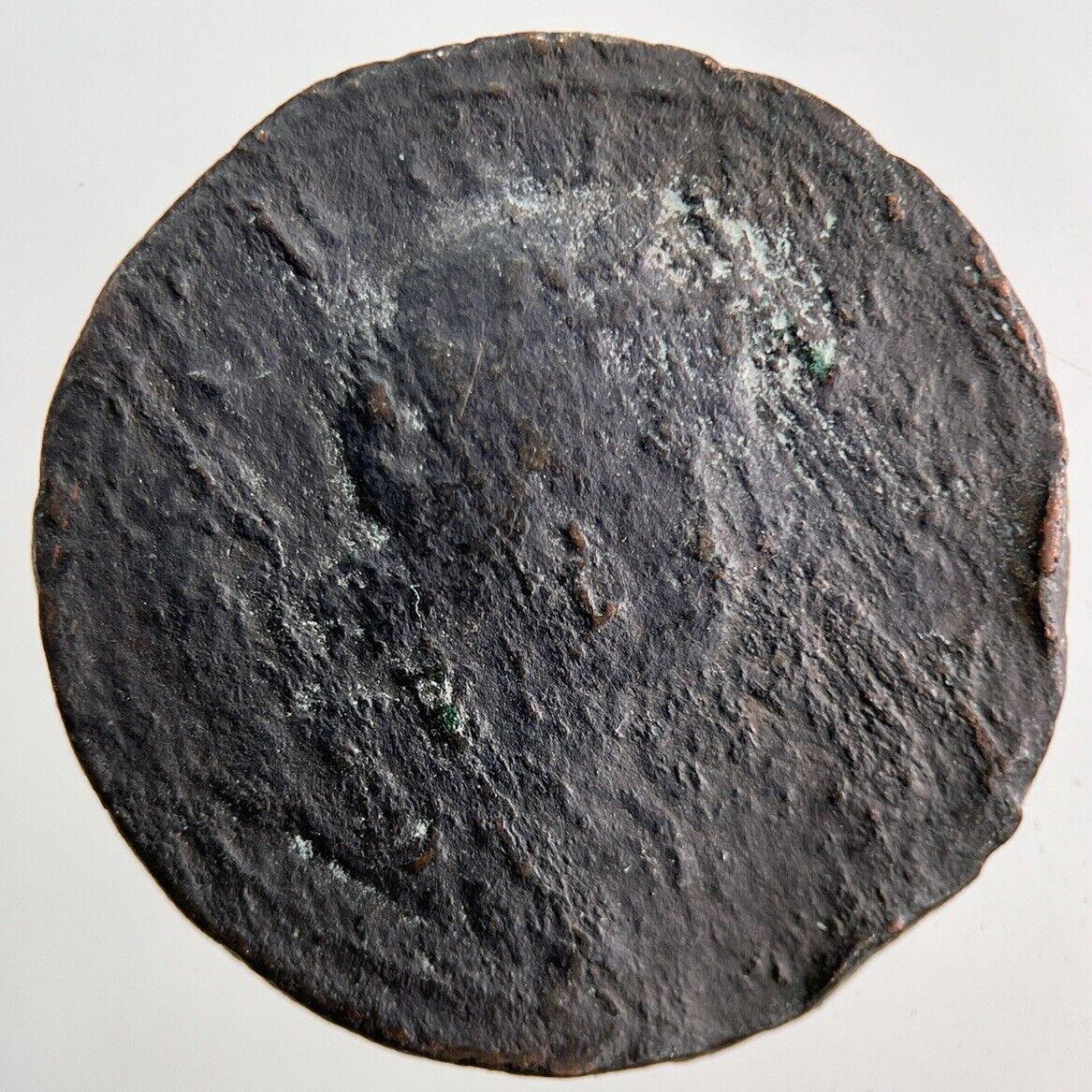 1721 George I 1st Half-Penny Coin | Fair Grade