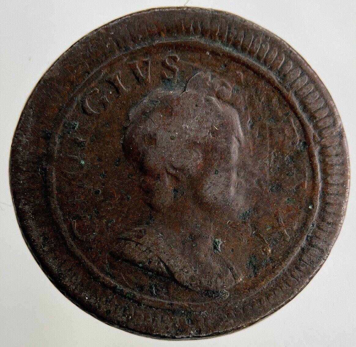 1720 George I 1st Farthing Coin | Fine Collectable Grade