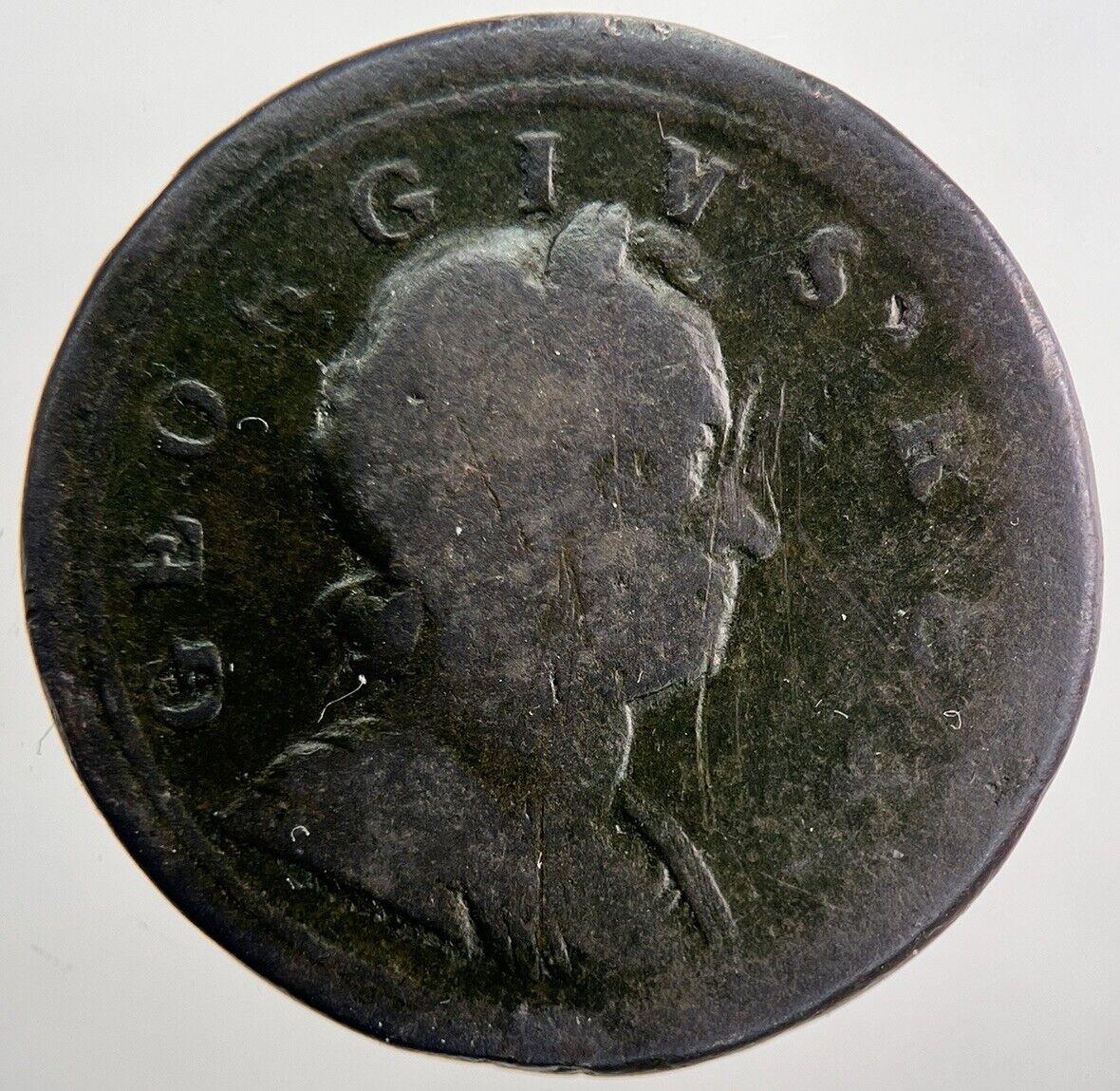 1724 George I 1st Half-Penny Coin | Collectable Grade | a6039