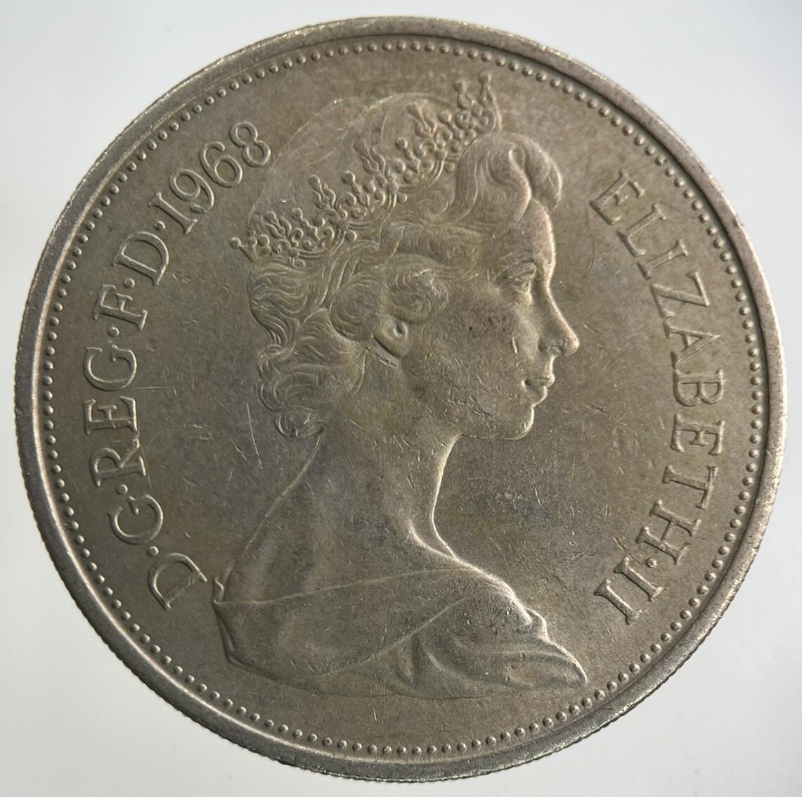 1968 Elizabeth II 2nd 10p Ten-Pence Coin | Fine Collectable Grade