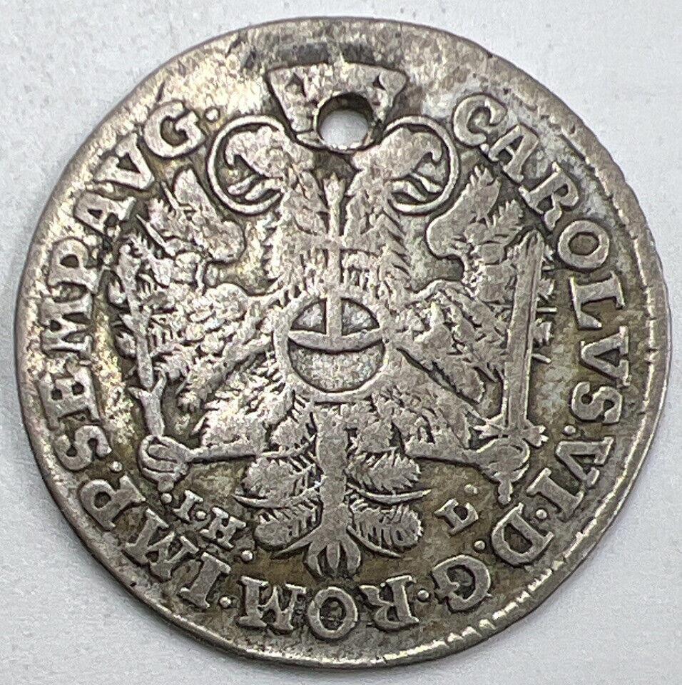 1727 Hamburg 4 Skilling Germany Silver Coin | Collectable Grade | a844