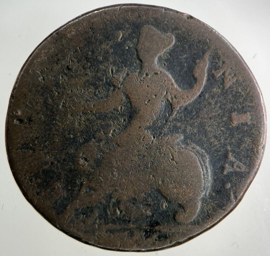 1754 George II 2nd Half-Penny Coin | Collectable Grade