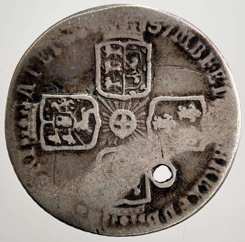 1757 George II 2nd Sixpence Silver Coin | Collectable Grade | a2607