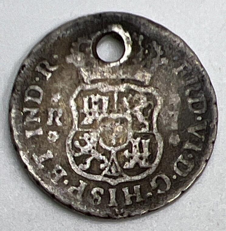1757 1 One Reales Spain Silver Coin | Collectable Grade | a1174
