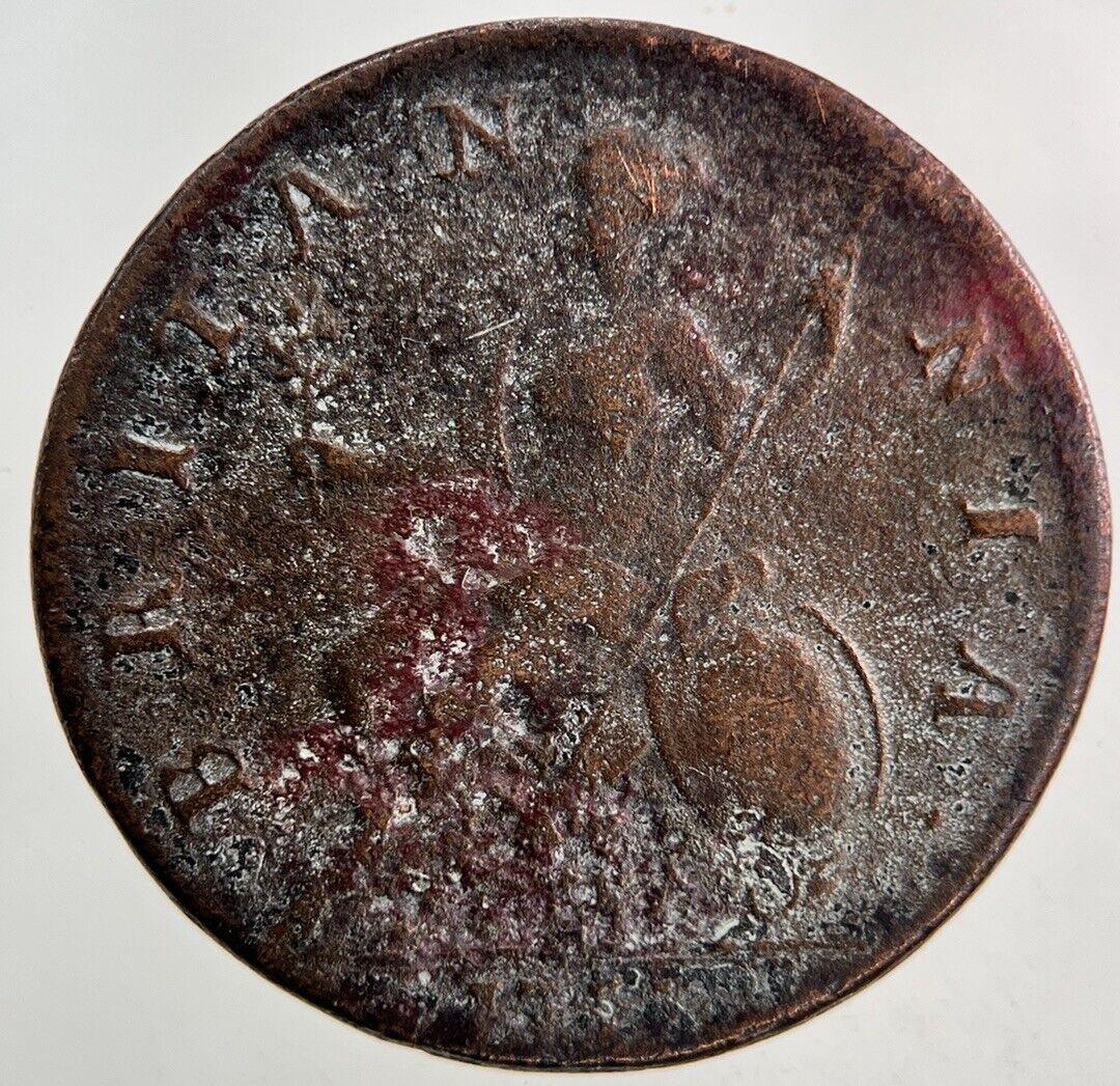 1757 George II 2nd Half-Penny Coin | Collectable Grade