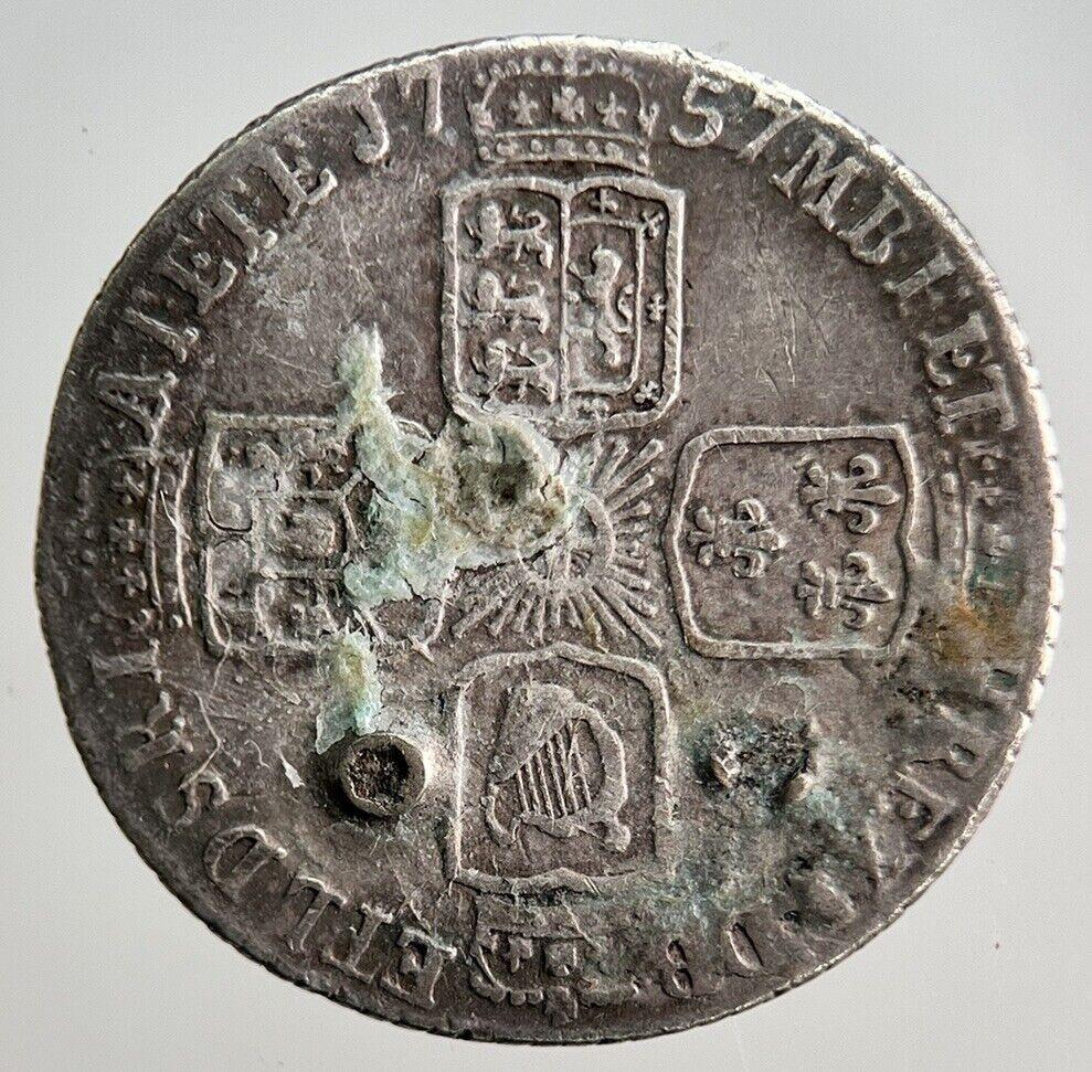 1757 George II Sixpence Silver Coin | Collectable Grade | a3220