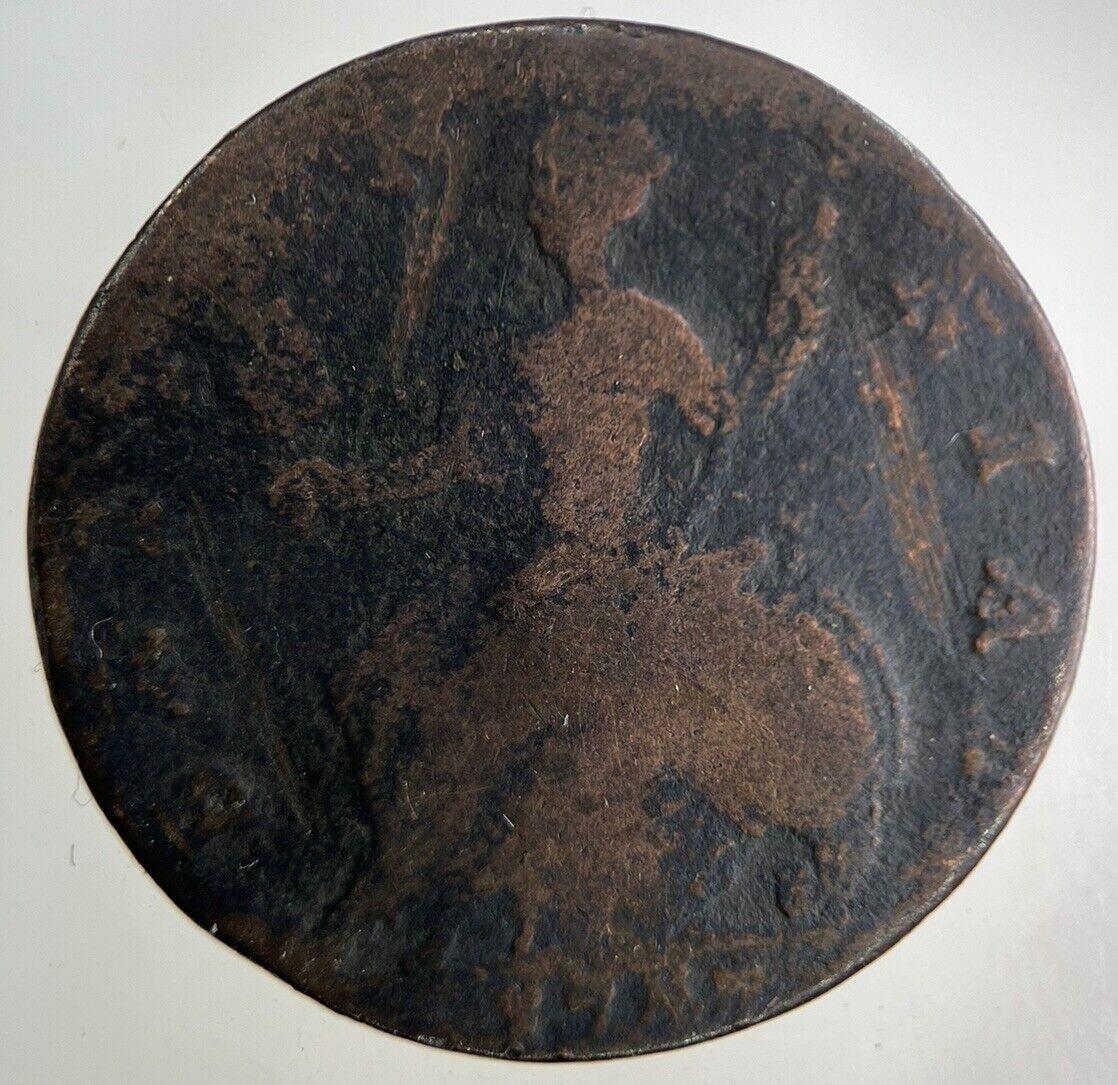 1757 George II 2nd Half-Penny Coin | Collectable Grade