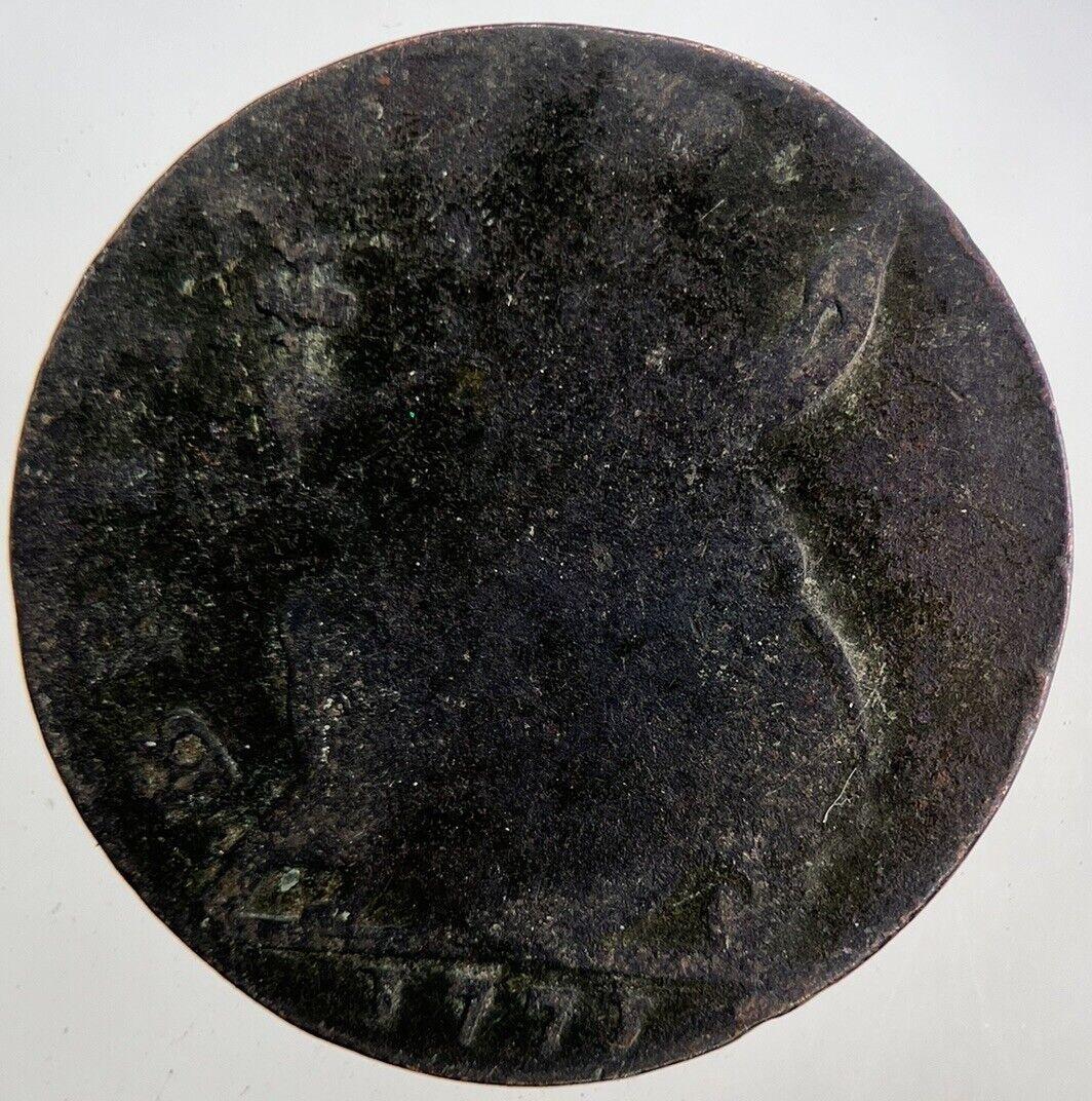 1771 George II 2nd Evasion Half-Penny Coin | Collectable Grade