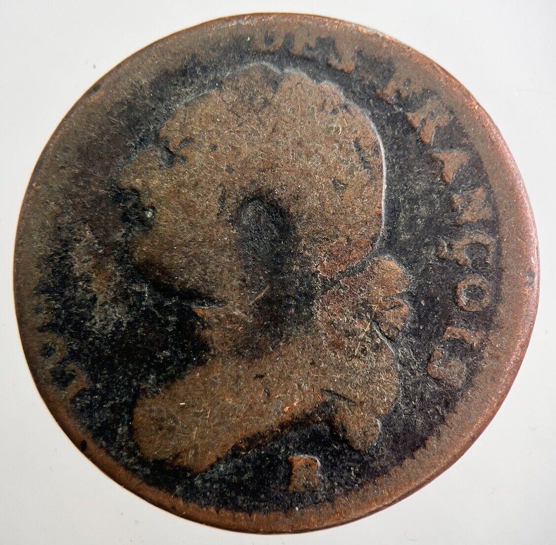 1774-1792 France 1 One Sol Coin Louis XVI | Collectable Grade