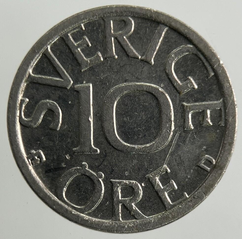 1987 Sweden 10 Ore Coin | Fine Collectable Grade