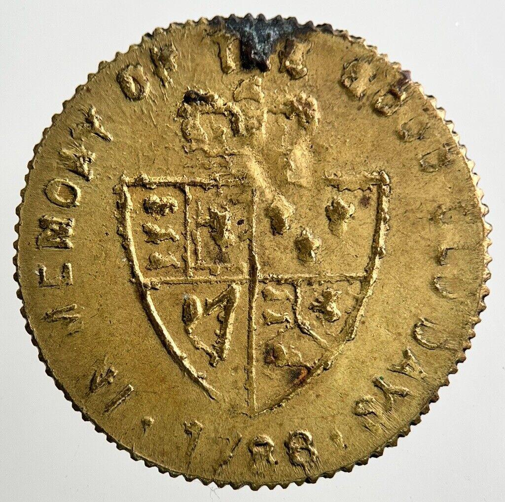 1788 George III 3rd Gaming Token Coin | Very High Grade