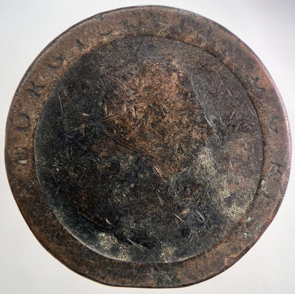 1797 George III 3rd Cartwheel One Penny Coin | Fair Grade