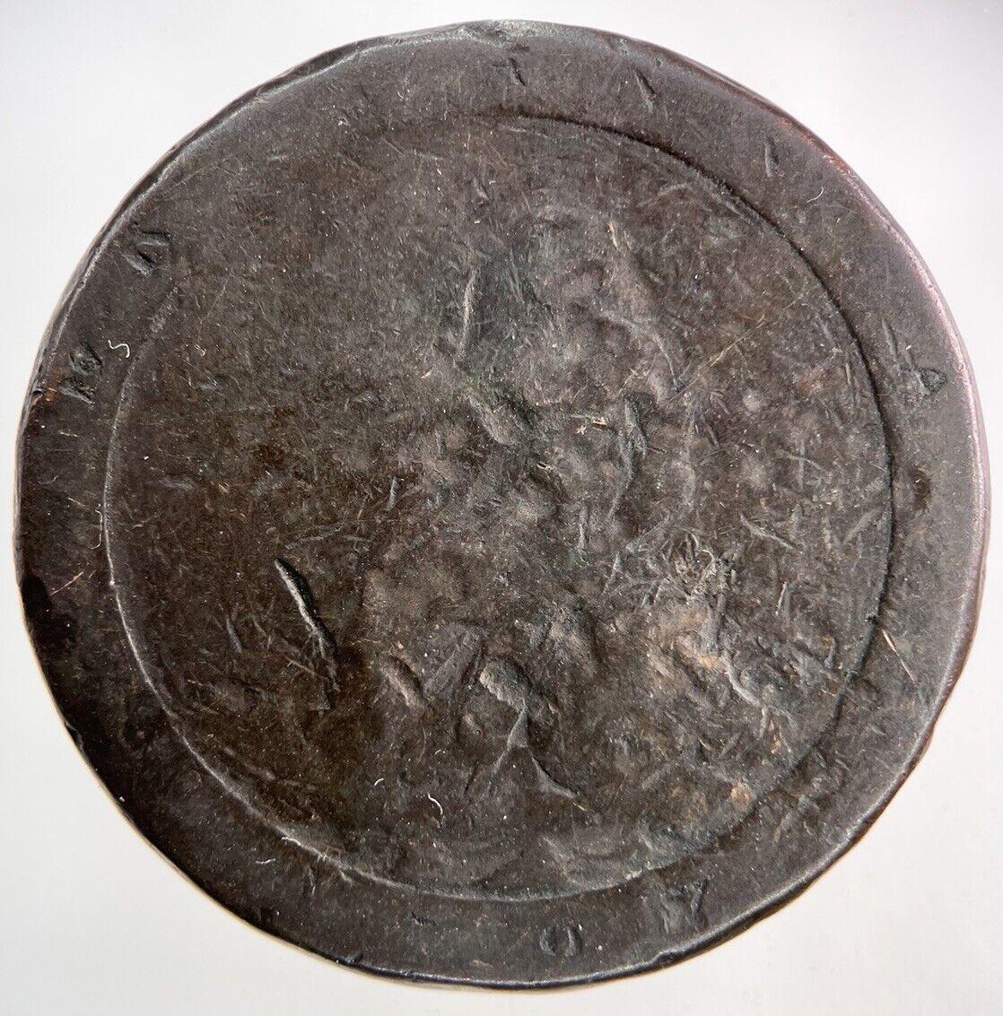 1797 George III 3rd Cartwheel One Penny Coin | Fair Grade