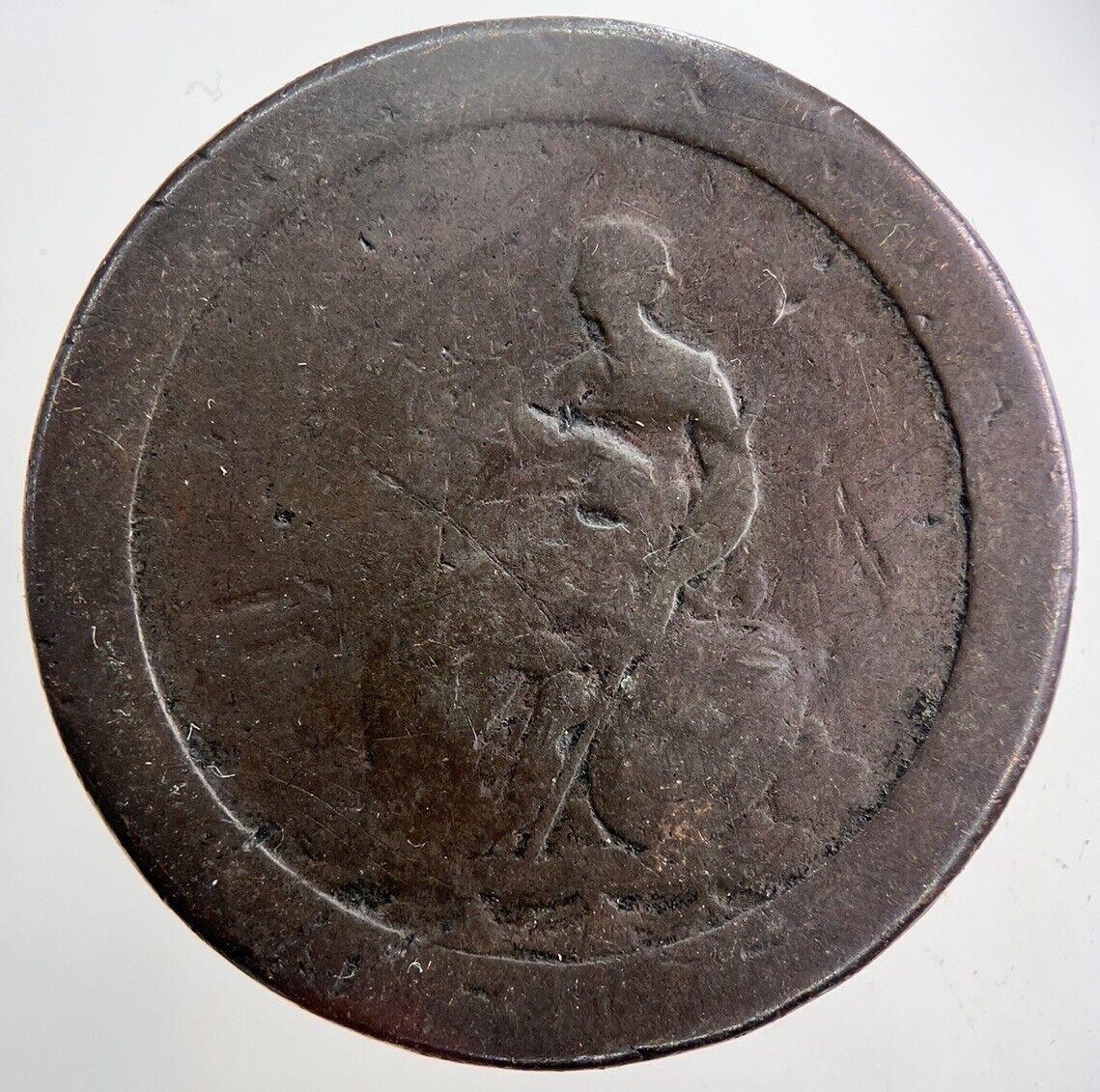 1797 George III Cartwheel Penny Coin | Fair Grade | a2267