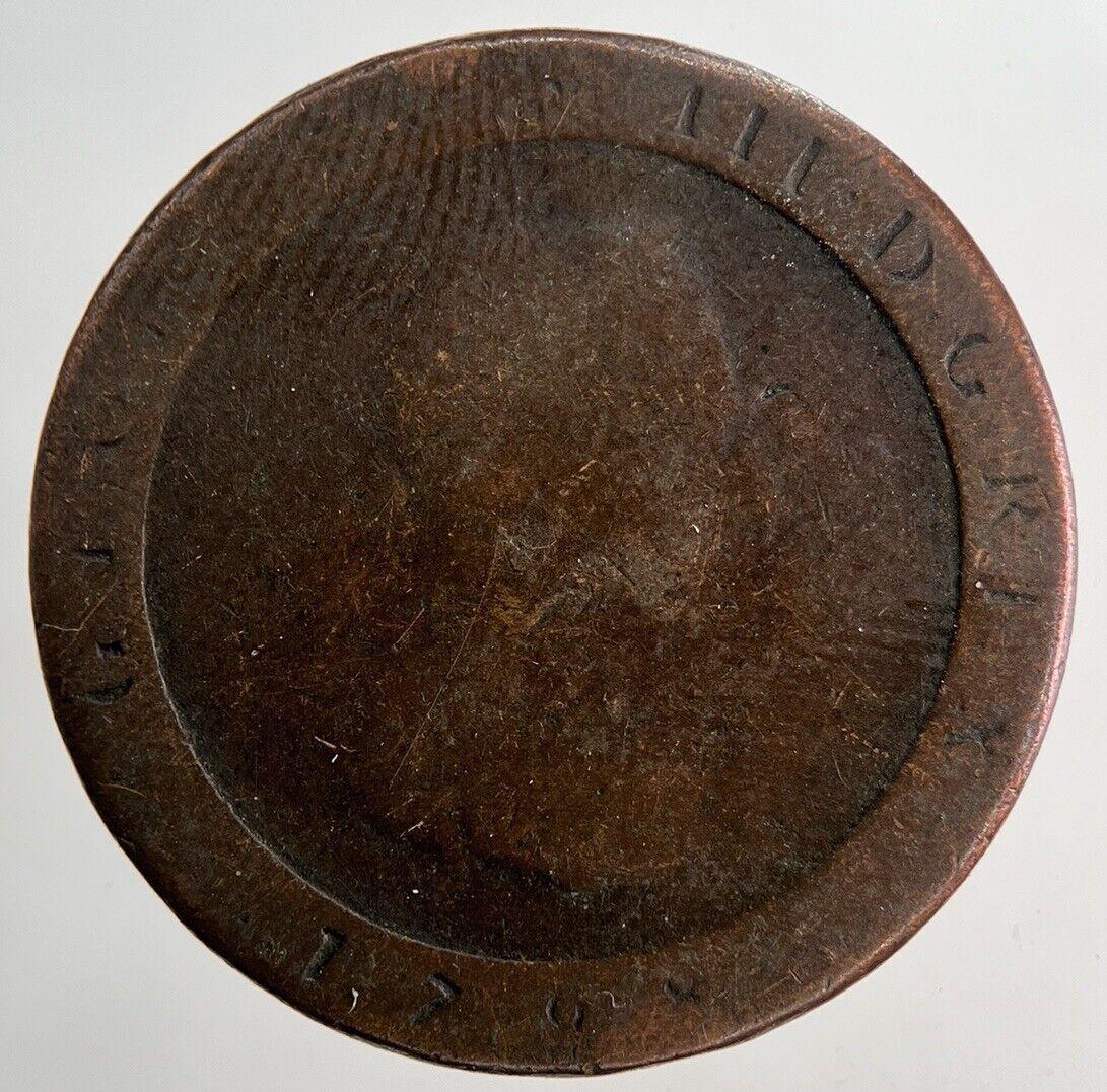 1798 Isle of Man Half-Penny Coin | Fair Grade