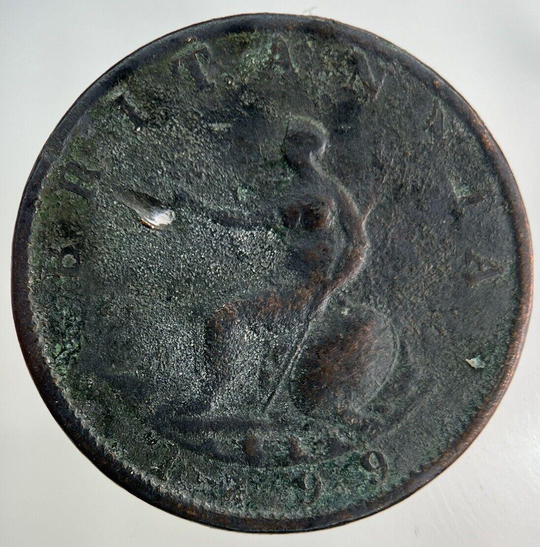 1799 George III 3rd Half-Penny Coin | Collectable Grade