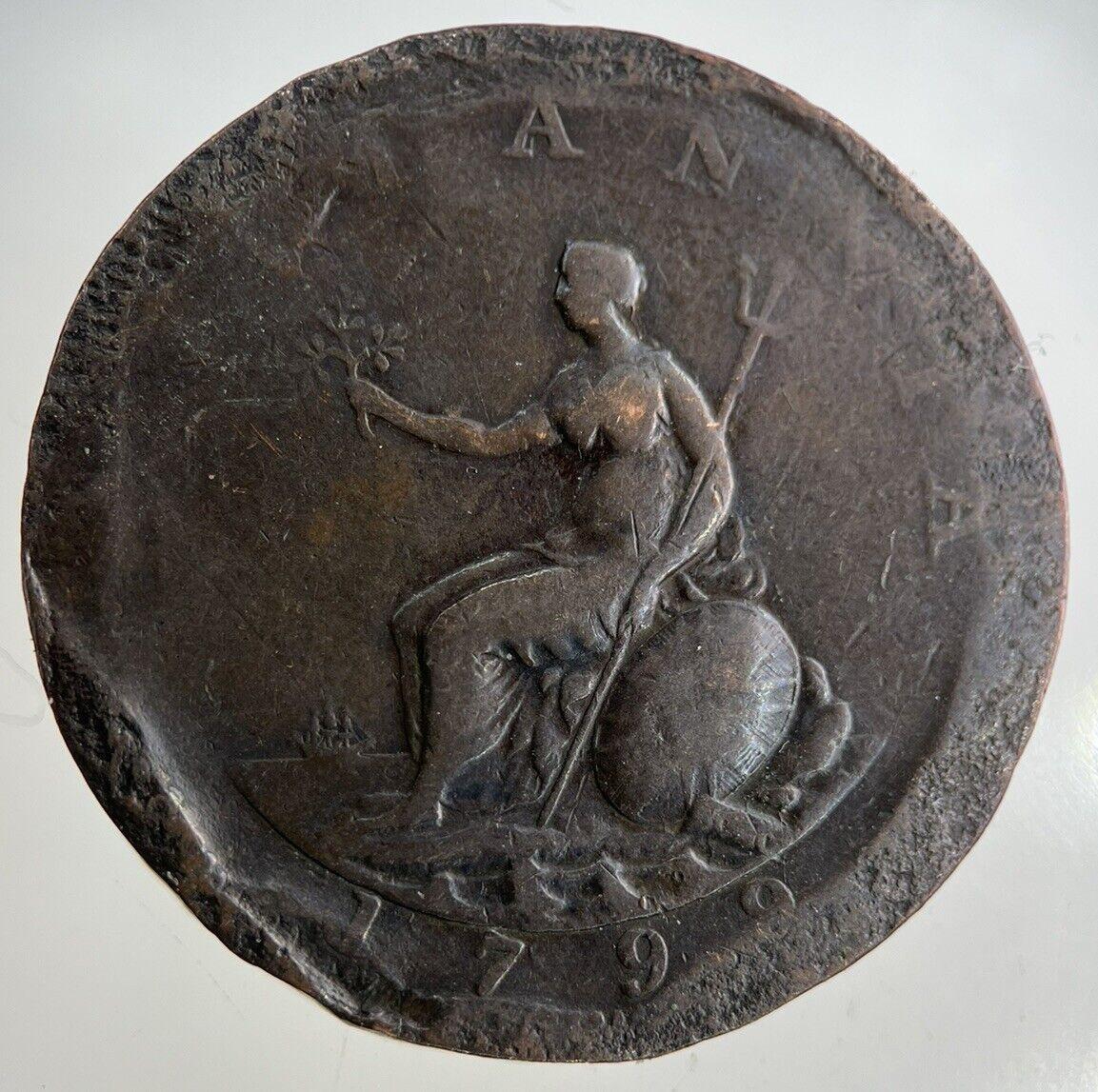 1799 George III 3rd Half-Penny Coin | Collectable Grade