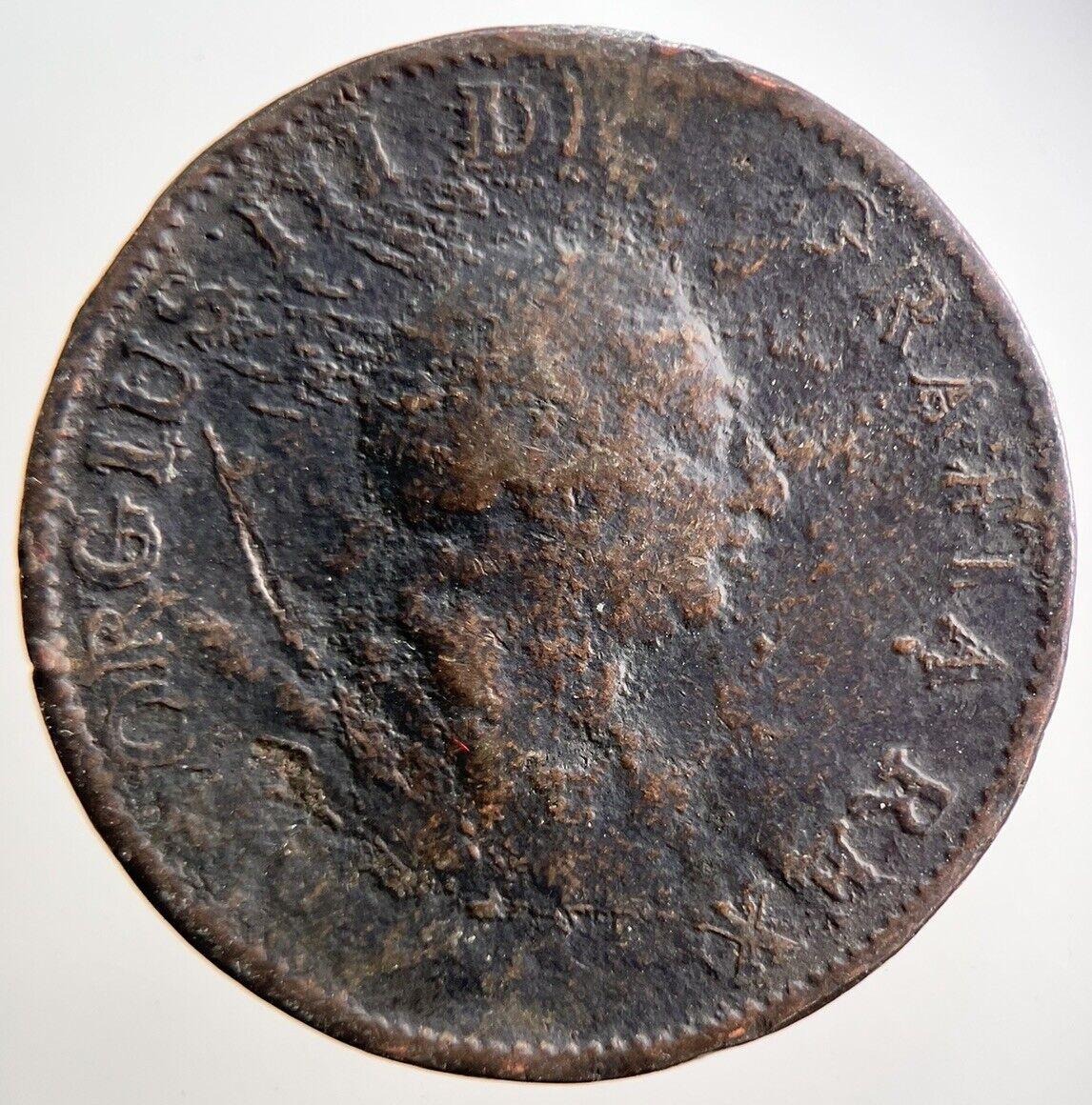 1799 George III Half-Penny Coin | Fair Grade | a3696