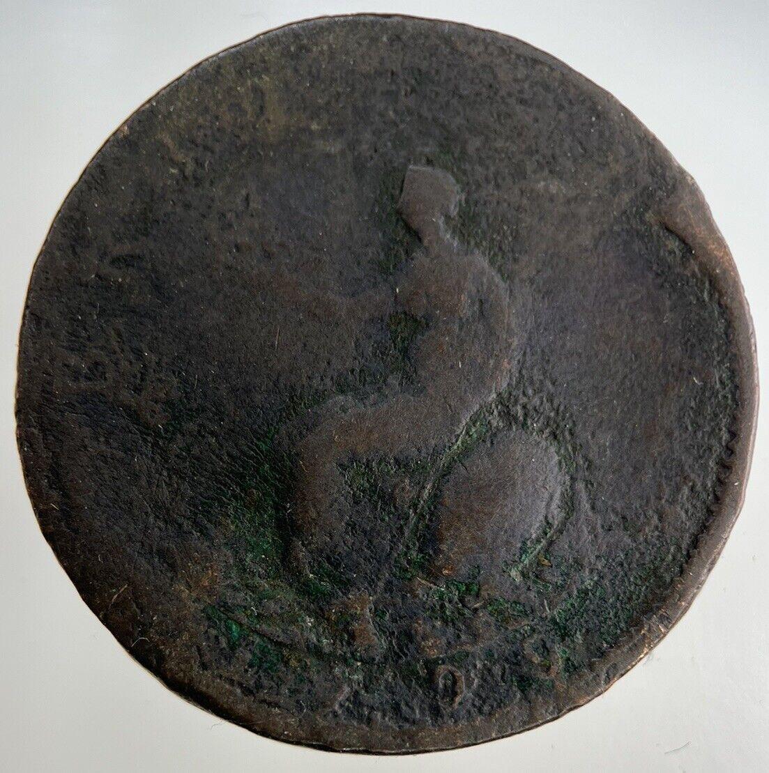 1799 George III 3rd Half-Penny Coin | Fair Grade