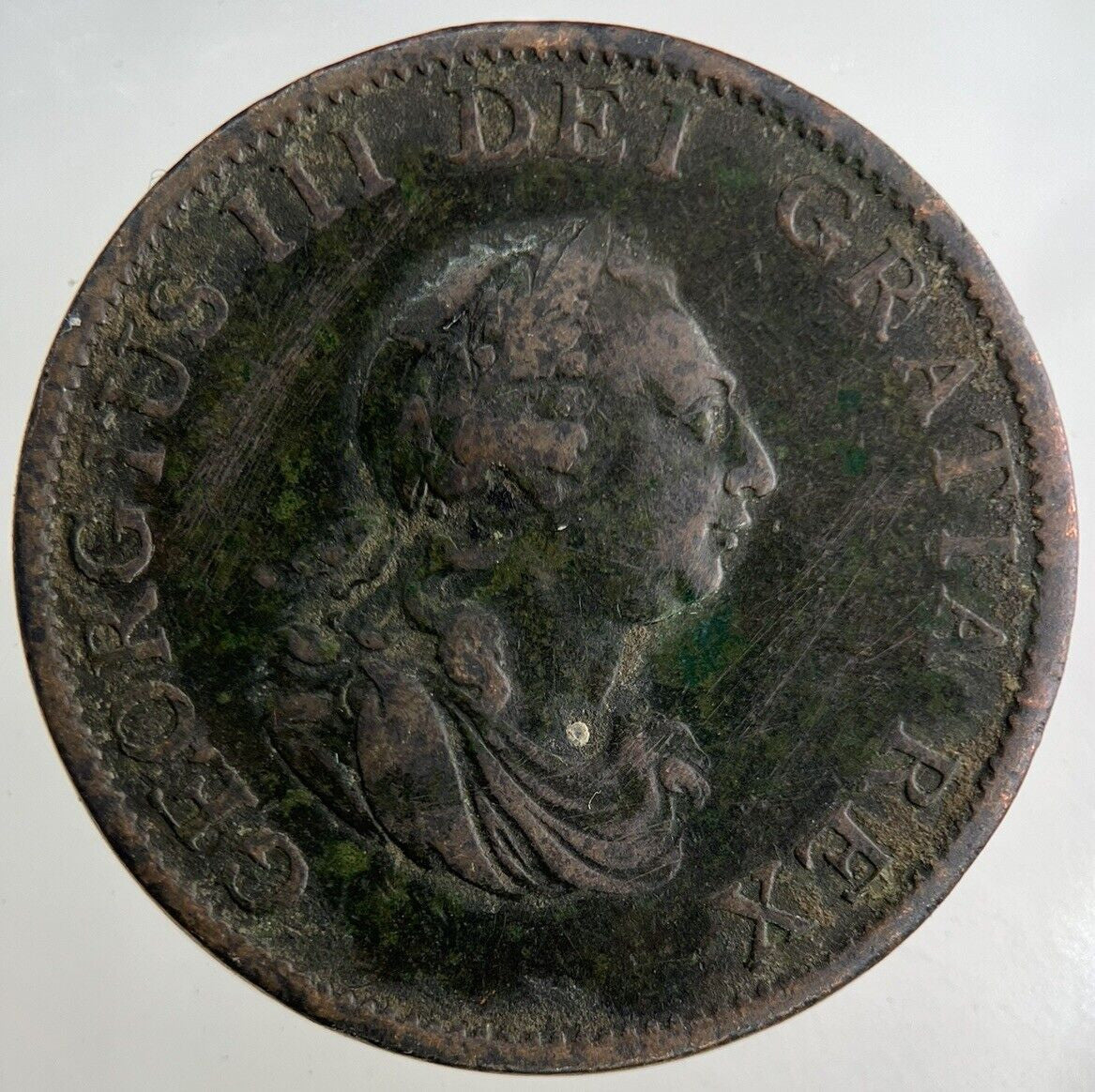 1799 George III 3rd Half-Penny Coin | Fine Collectable Grade