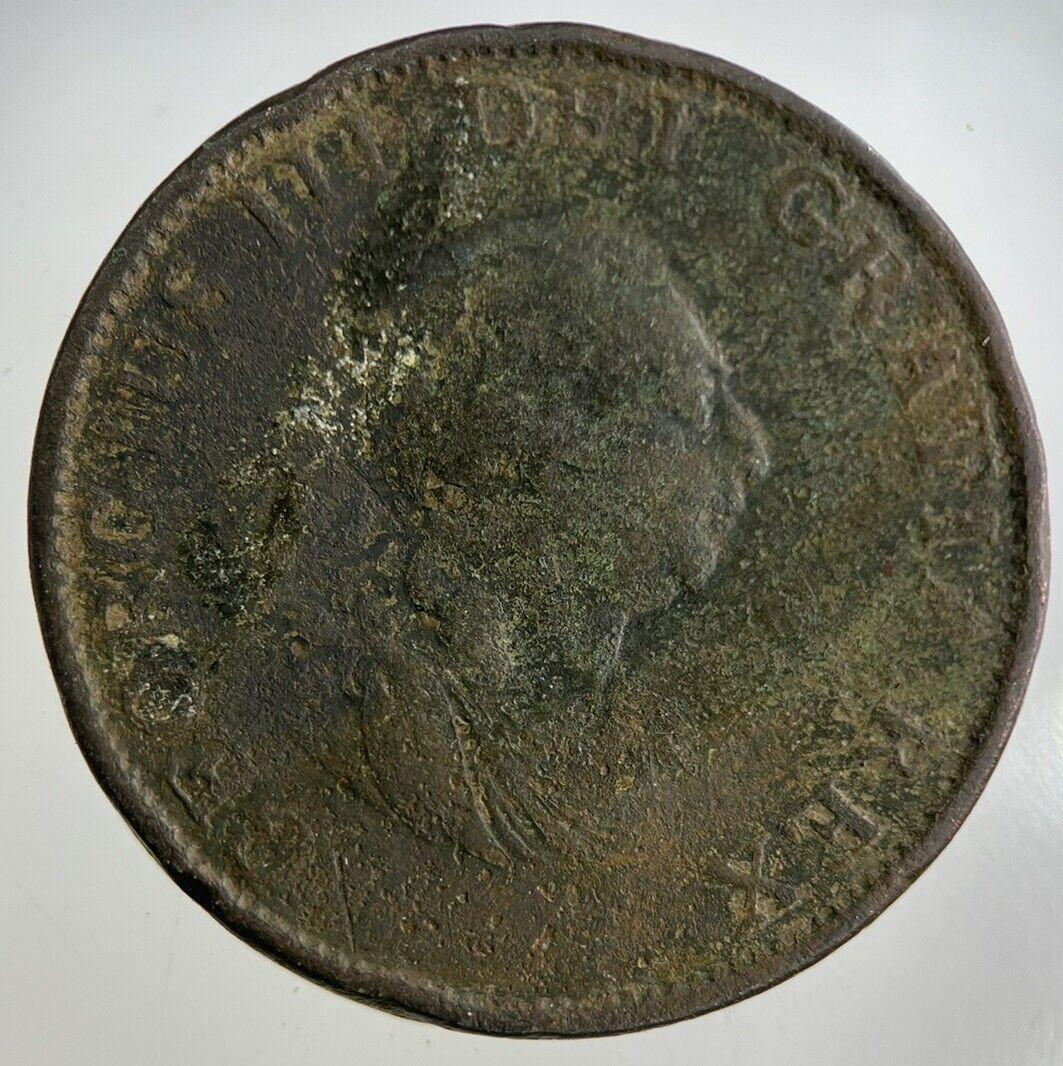 1799 George III 3rd Half-Penny Coin | Collectable Grade