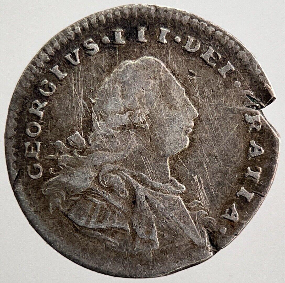 1800 George III 3rd Maundy One-Penny Silver Coin | Collectable Grade | a2604