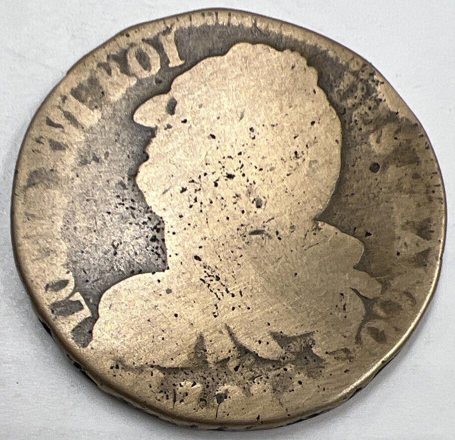 France 2 Sols Coin | Louis XVI | Collectable Grade | a999