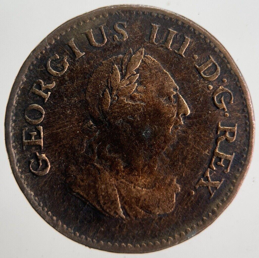 1806 George 3rd III Farthing Coin | Fine Collectable Grade | a4544