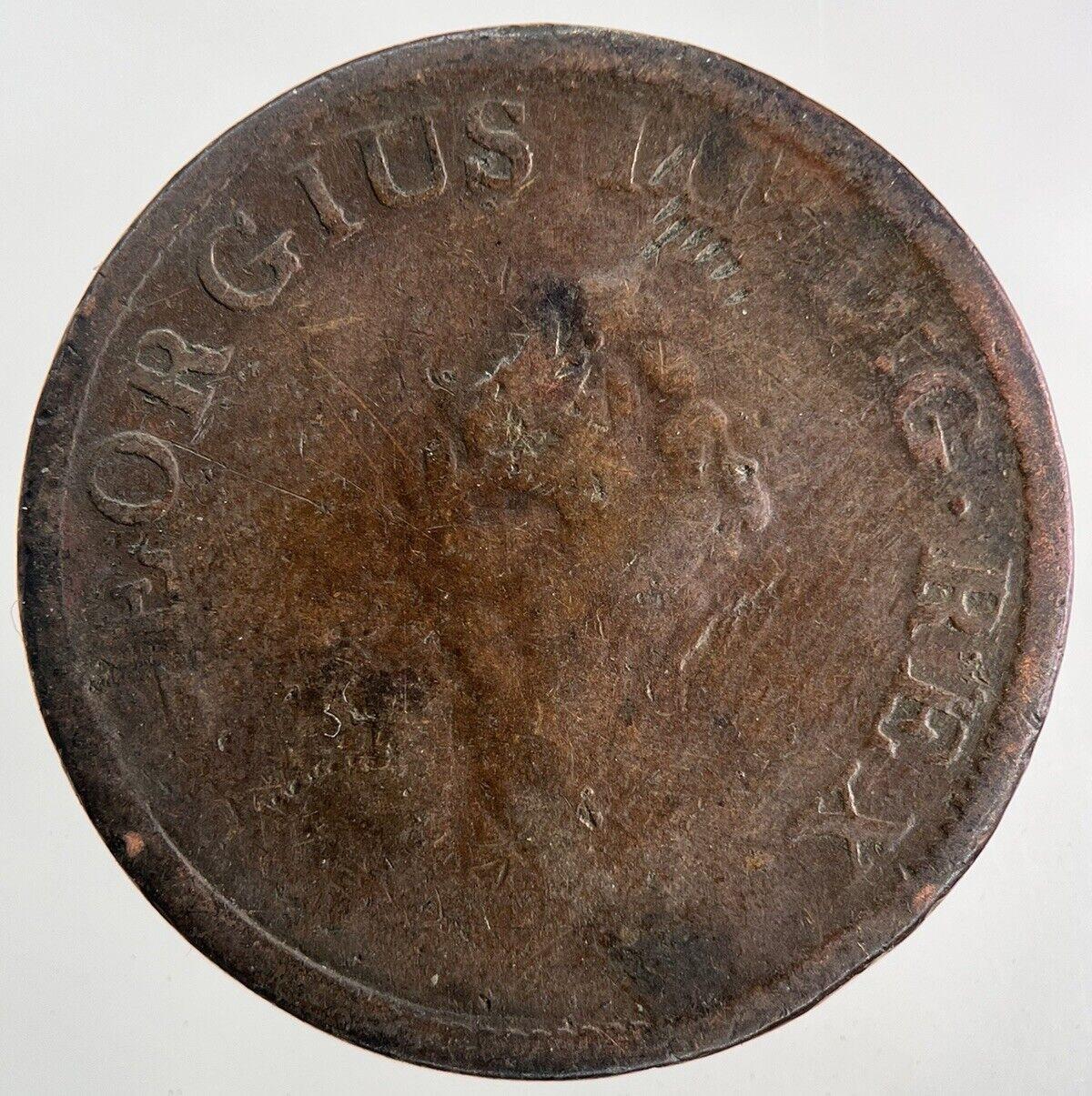 1805 Irish Hibernia Half-Penny Coin | Collectable Grade
