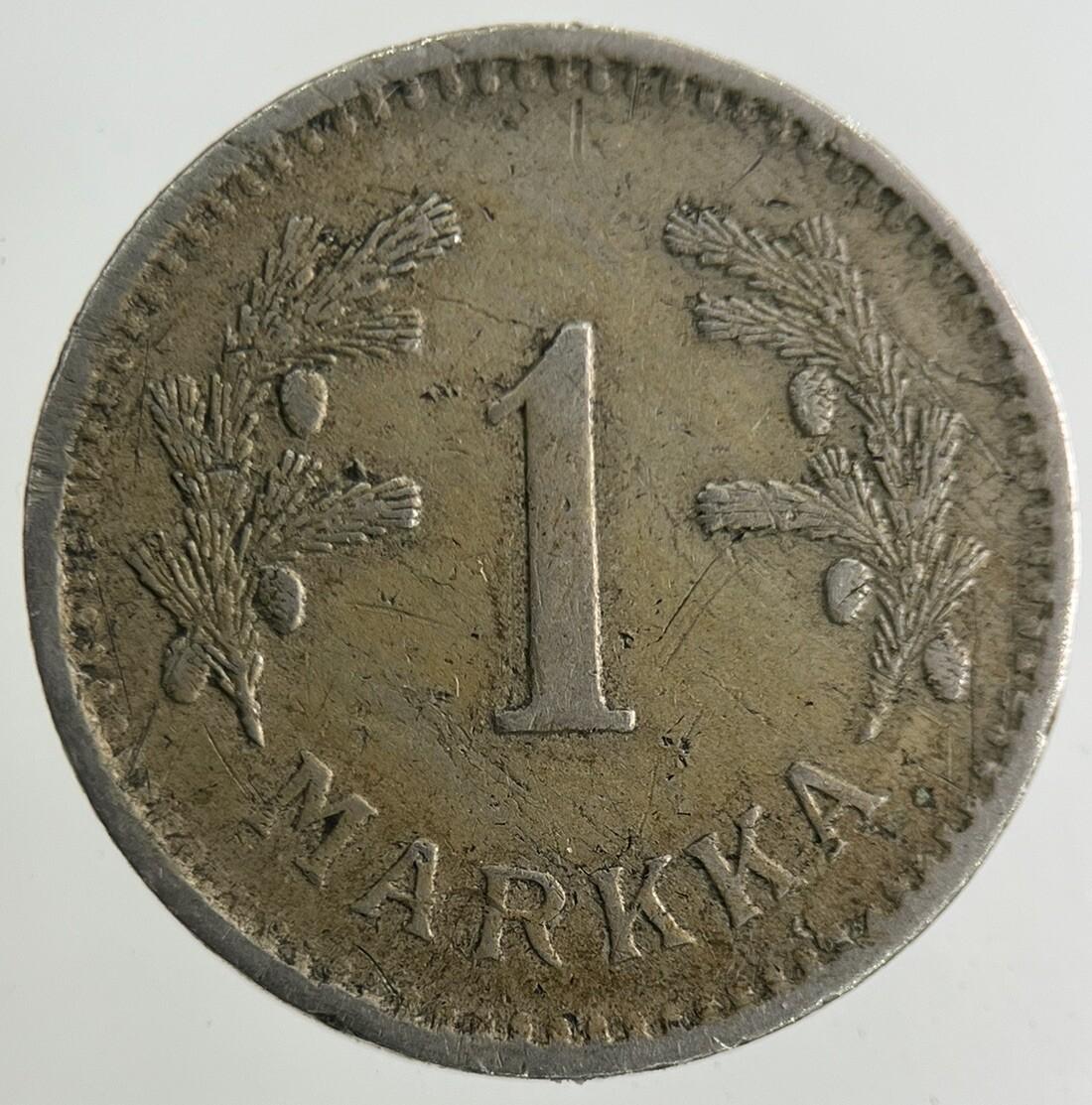 1929 Finland 1 Markka Coin | Fine Collectable Grade