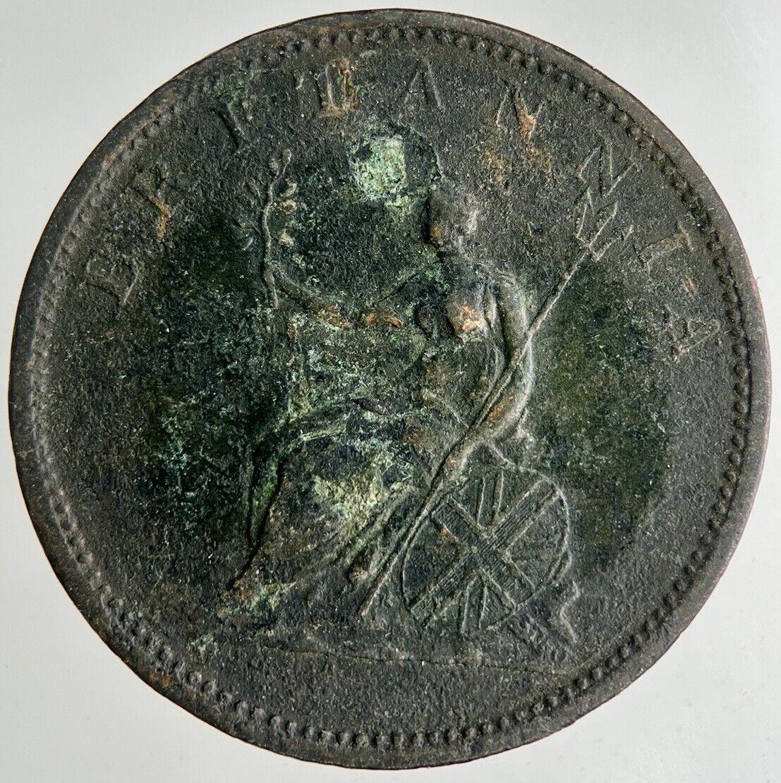 1806 George III 3rd Half-Penny Coin | Fine Collectable Grade