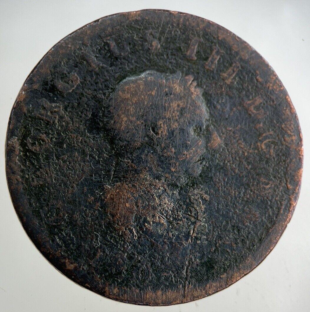 1806 George III 3rd Half-Penny Coin | Fair Grade