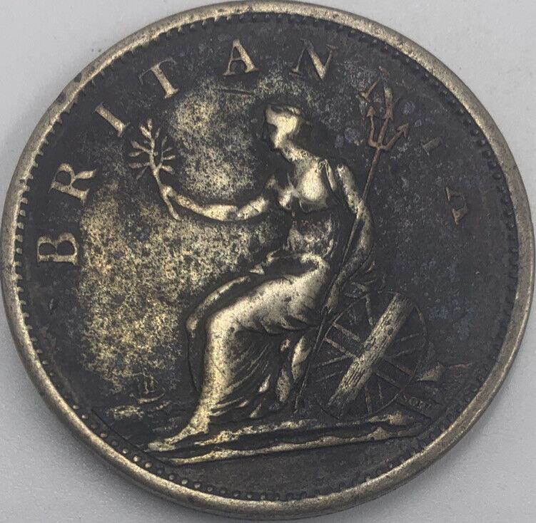 1806 Large Penny | British Copper Coin George III | Collectable Grade | a446