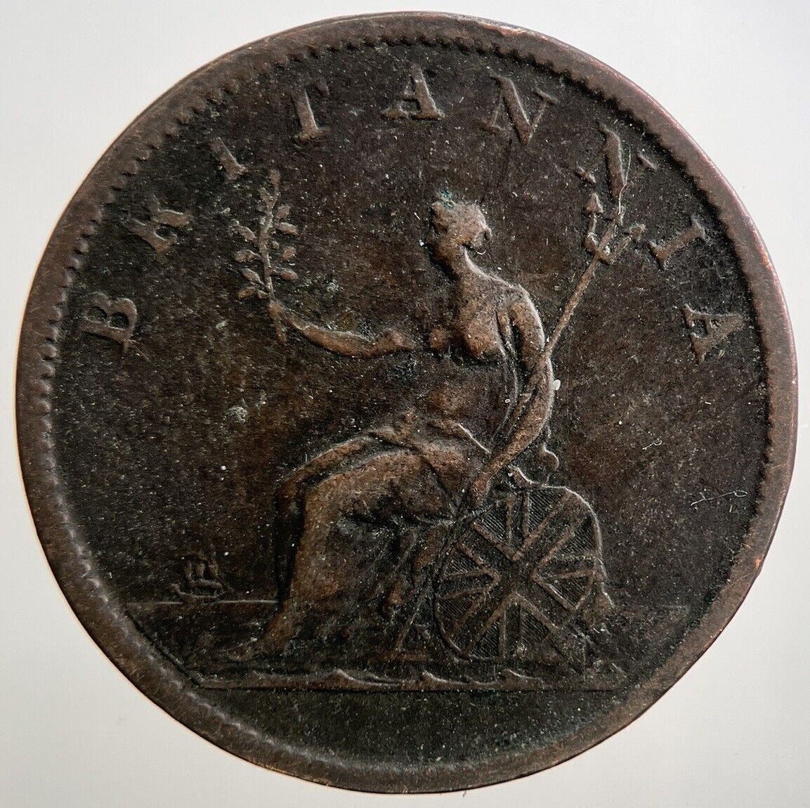 1807 George III 3rd Half-Penny Coin | Fine Collectable Grade | a2709