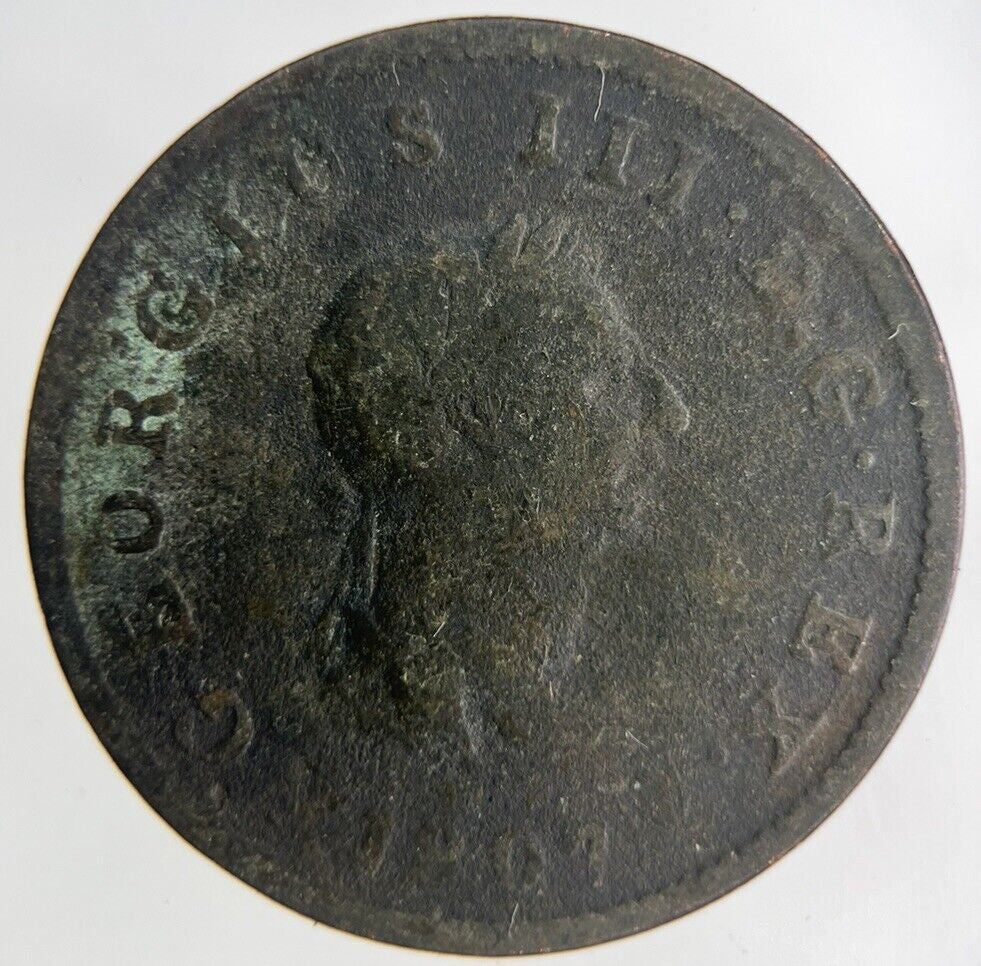 1807 George III 3rd Half-Penny Coin | Collectable Grade
