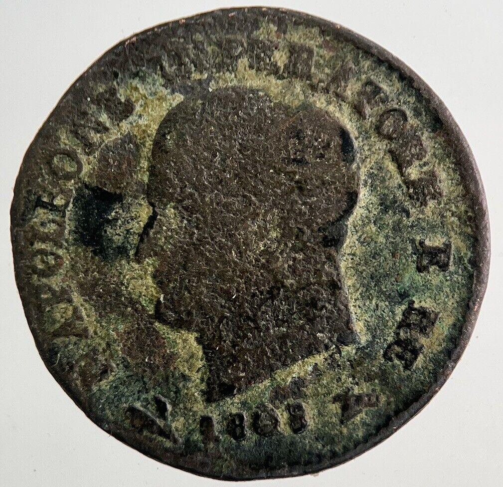 1808 Italy Napoleon Centesimo Coin | Fine Collectable Grade