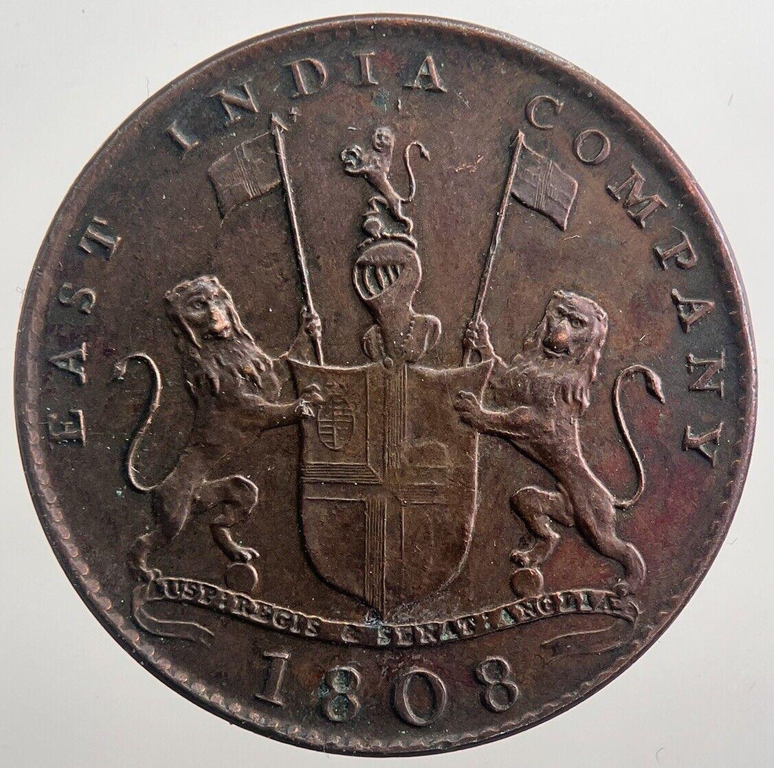 1808 East India Company X Cash Coin | Very High Grade | a8093