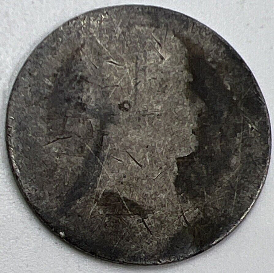 1811-A France Demi Half 1/2 Franc Silver Coin | Worn Grade