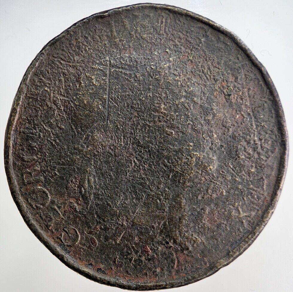 1814 George III 3 Shill Shillings Bank Token Coin | Collectable Grade | a6308