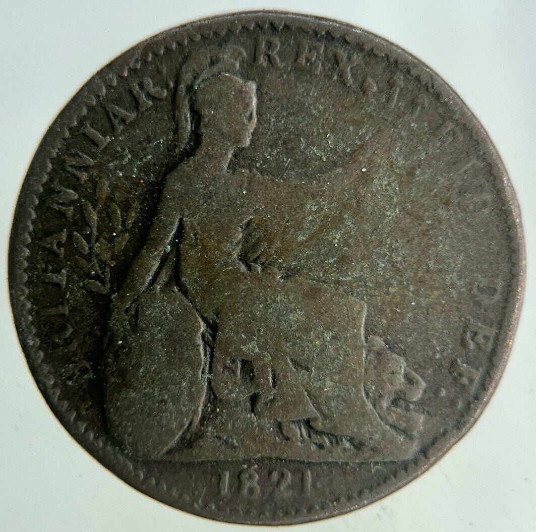 1821 George IV Farthing Coin | Collectable Grade