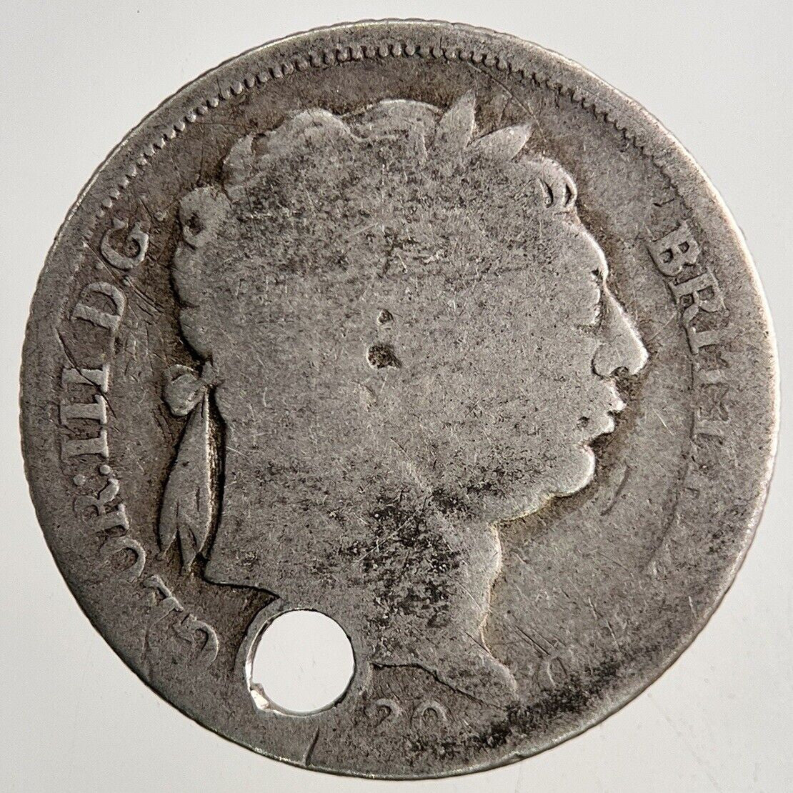 1820 George III 3rd Sixpence Silver Coin | Collectable Grade