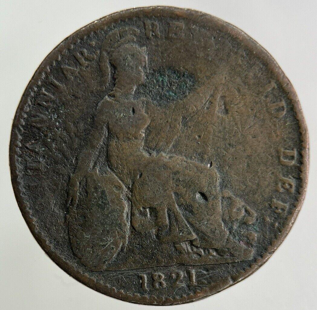 1821 George IV Farthing Coin | Collectable Grade