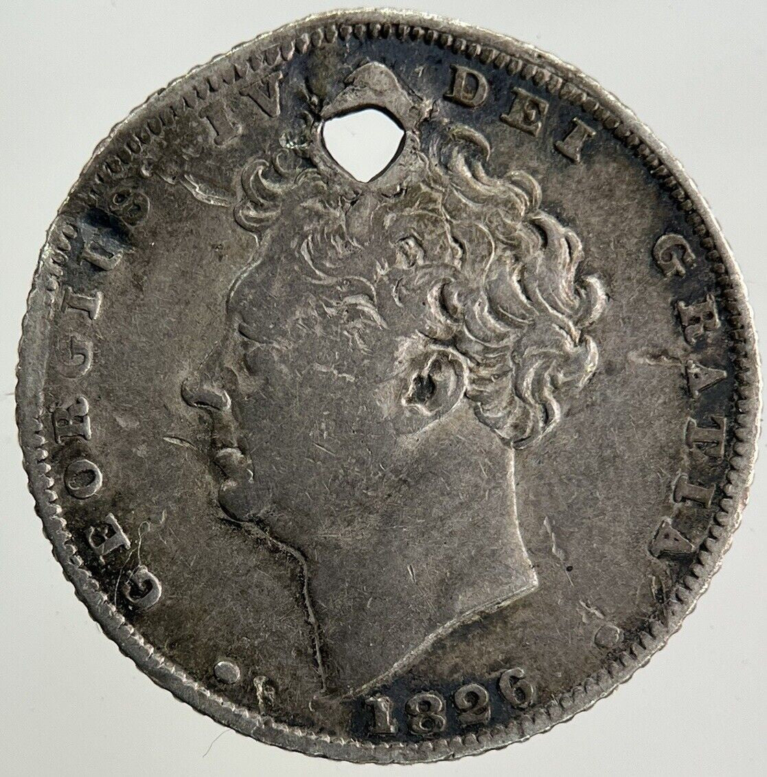 1826 George IV Sixpence Silver Coin | Fine Collectable Grade