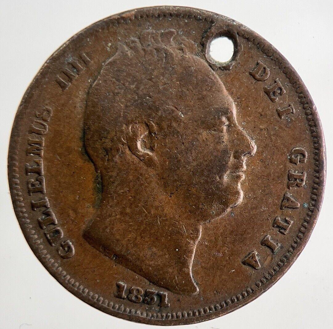 1831 William IV Farthing Coin | Fine Collectable Grade
