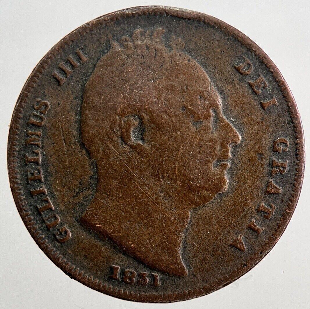 1831 William IV Farthing Coin | Fine Collectable Grade | a6013