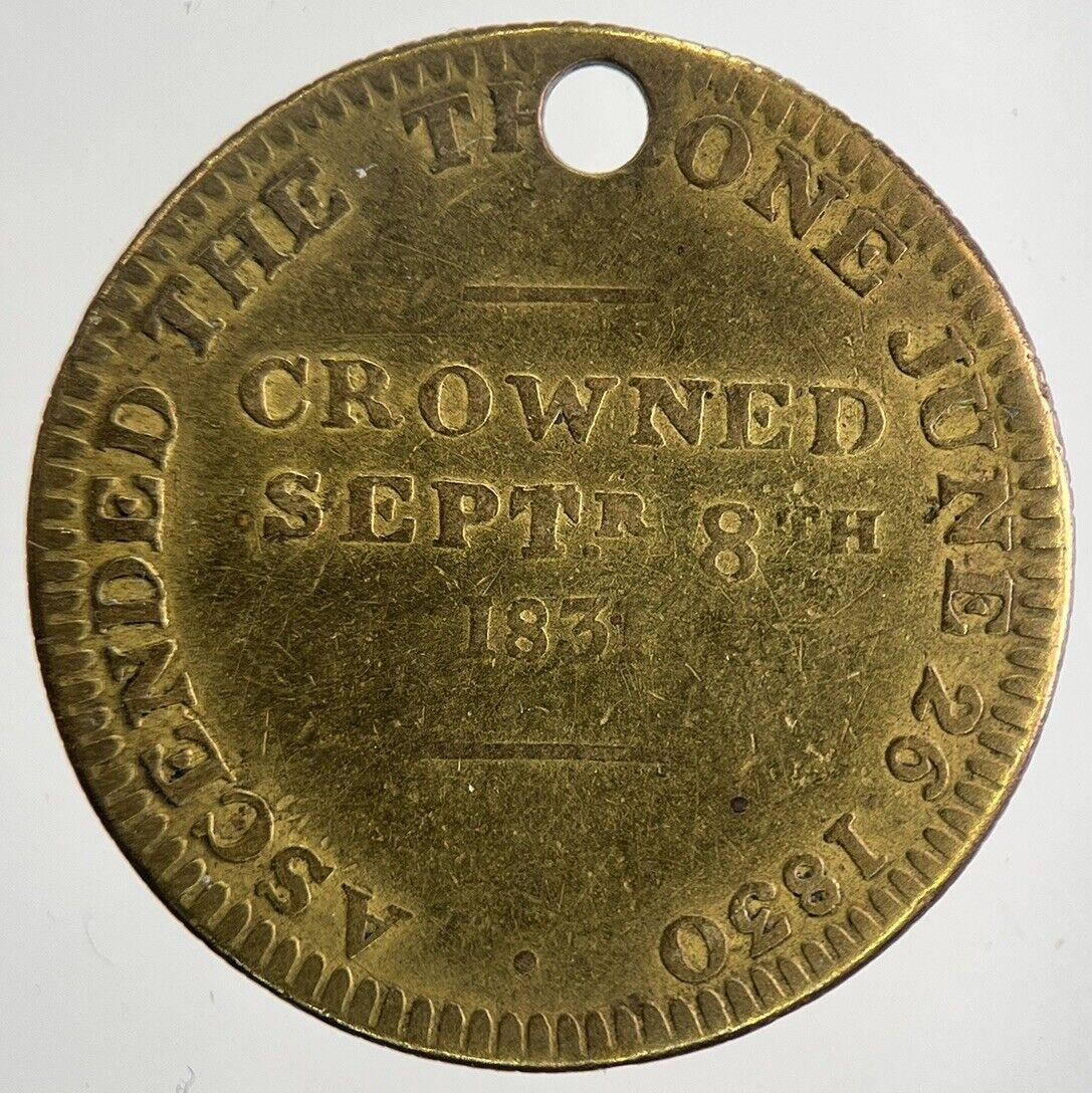 1830 William IV Coronation Medal Coin | Collectable Grade | a5155