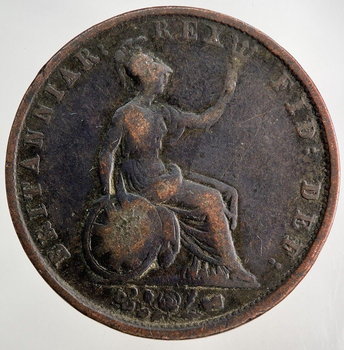 1831 William IV Half-Penny Coin | Collectable Grade