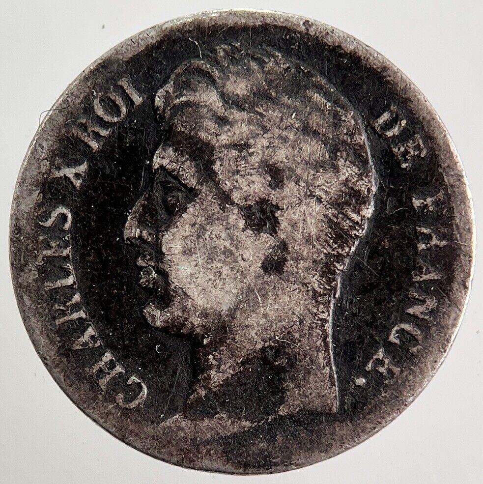 1830 France Charles X 1/2 Half Franc Silver Coin | Collectable Grade