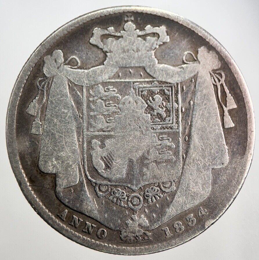1834 William IV Half Crow Silver Coin | Collectable Grade | a7802